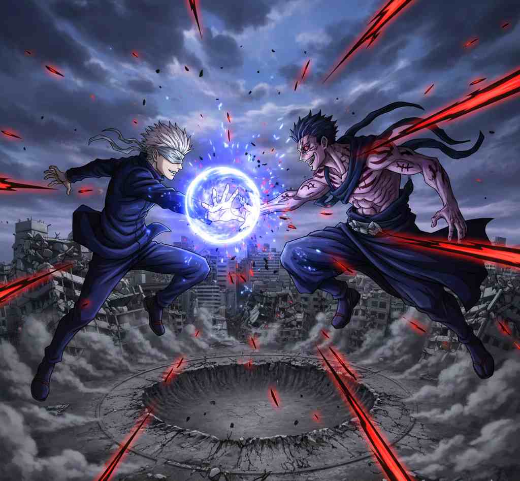 Gojo Satoru vs Sukuna: Domain Expansion Battle