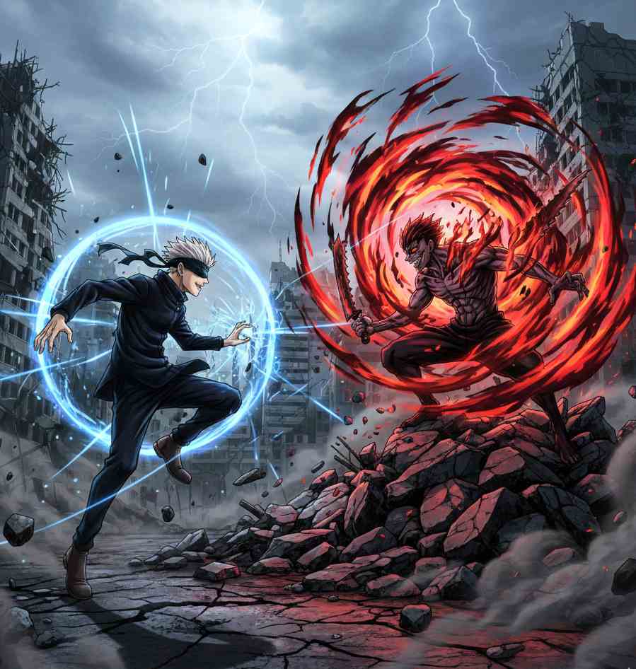 Gojo Satoru vs Sukuna: Who Is Stronger?